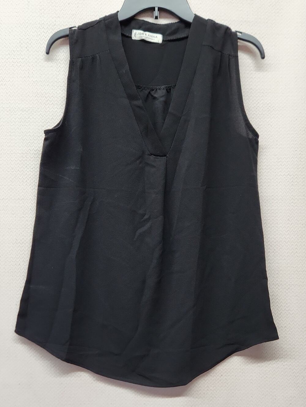 Jon & Anna Black Textured Blouse